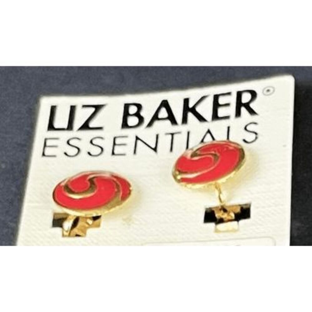 Vintage 80s Liz Baker Clip on earrings